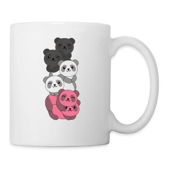 Femaric Flag Pride LGBTQ Cute Panda - Mug - white - Right
