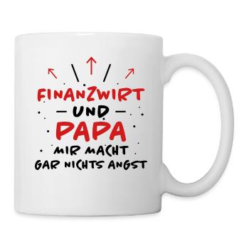 Finanzwirt Spruch Job Lustiges Finanzwirt Geschenk - Tasse - Weiß - Rechts