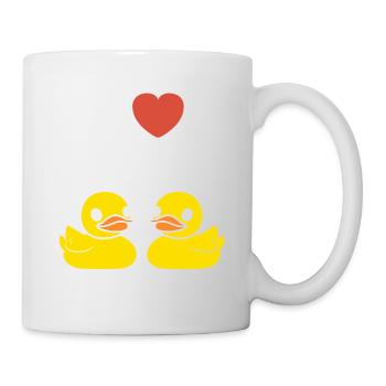 humour canard - Mug blanc - blanc - Droite