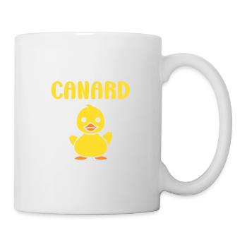 humour canard - Mug blanc - blanc - Droite