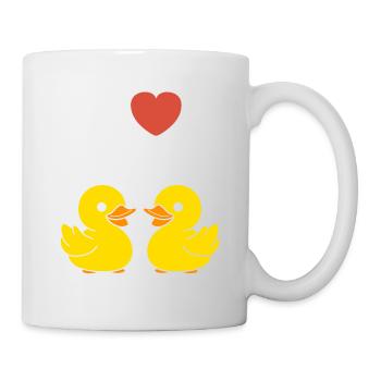 humour canard - Mug blanc - blanc - Droite