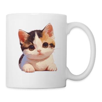 Munchkin Kätzchen Munchkin Katze - Tasse - Weiß - Rechts