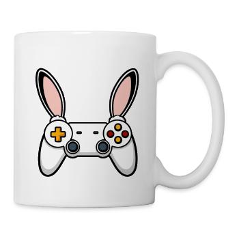 Easter Bunny Gamer & Gaming Streetwear Iconic - Mug - white - Right