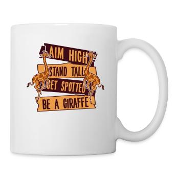 Visez haut Stand Tall Faites-vous repérer Nubien Africain - Mug blanc - blanc - Droite