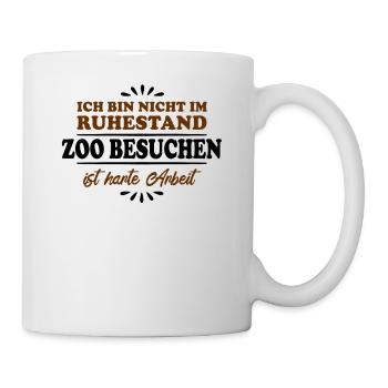 Zoologie des pensionnés - Mug blanc - blanc - Droite