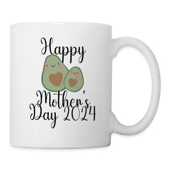 Happy Mother's Day 2024 - Muttertagdesign - Tasse - Weiß - Rechts