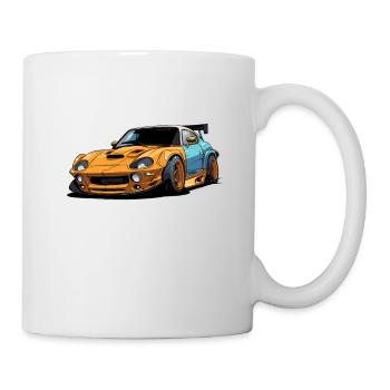 Cool Cartoon Sports Car - Mug - white - Right