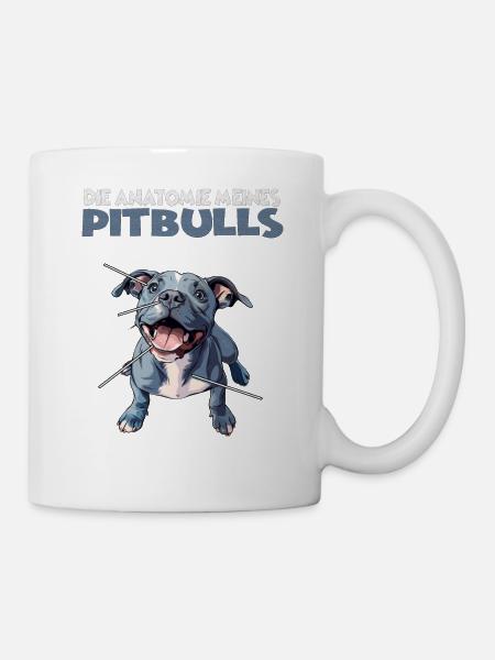 Witzig American Staffordshire Hundehalter Pitbull - Tasse - Weiß
