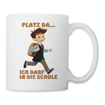 LES ÉCOLIERS SONT DÉSORMAIS AUTORISÉS À ALLER À L’ÉCOLE - Mug blanc - blanc - Droite