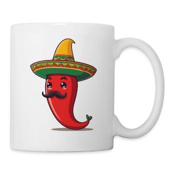 Aesthetic Chili Streetwear Mexican Hot Style - Mug - white - Right