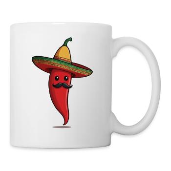 Aesthetic Chili Pepper Chili Streetwear Hot - Mug - white - Right
