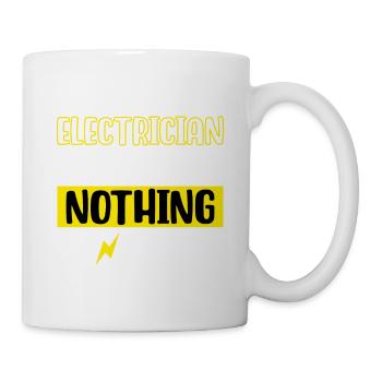 Ich bin Elektriker und Vater Nichts schockiert mic - Tasse - Weiß - Rechts