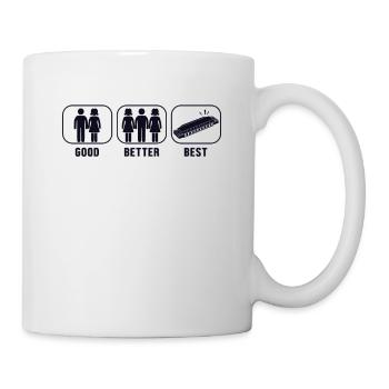 Bon Mieux Meilleur Harmoniciste Harmoniste Harmoniciste - Mug blanc - blanc - Droite