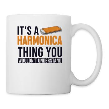 C’est une chose d’harmonica bouche harpe harmoniste - Mug blanc - blanc - Droite
