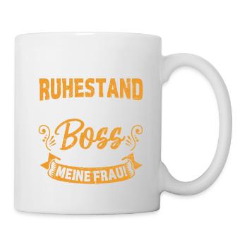 Ruhestand Rente Lustig - Tasse - Weiß - Rechts