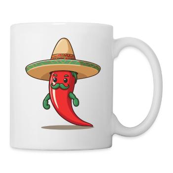 Aesthetic Chili Pepper Chili Streetwear Hot - Mug - white - Right