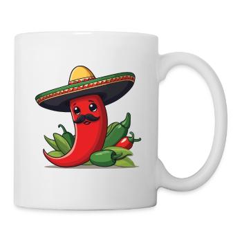 Aesthetic Chili Pepper Chili Streetwear Hot - Mug - white - Right