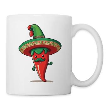 Aesthetic Chili Pepper Chili Streetwear Hot - Mug - white - Right