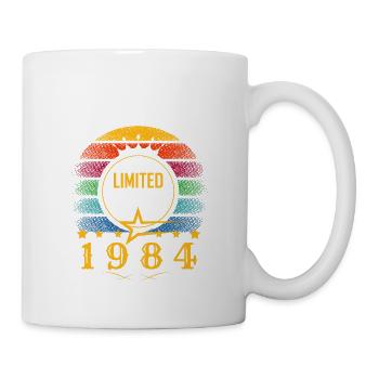 Vintage - Retro Year 1984 Sunset - Mug - white - Right