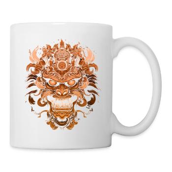 Fantasy Dragon Anime Dragon Head Reptile mythique - Mug blanc - blanc - Droite
