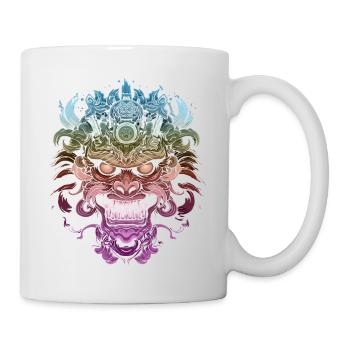 Fantasy Dragon Anime Dragon Head Mythical reptile - Mug - white - Right