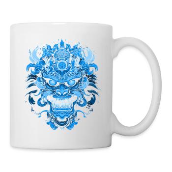 Fantasy Dragon Anime Dragon Head Reptile mythique - Mug blanc - blanc - Droite