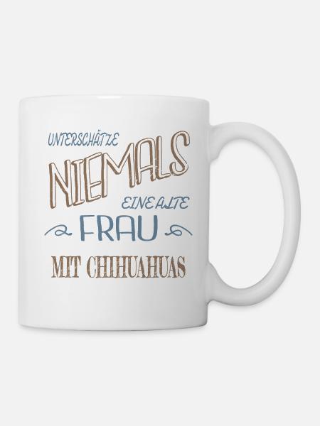 großmutter anerkennung ehemann schwanger smeilie - Tasse - Weiß
