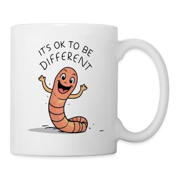 Funny Worm Worms Funny Sayings Funny Animals - Mug - white - Right