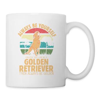 Always Be Yourself Owner Golden Retriever - Mug - white - Right