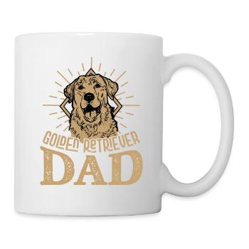 Golden Retriever Dad Retriever Breed Dog Owner - Mug - white - Right