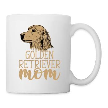 Golden Retriever Mom Dog Owner Retriever Breed - Tasse - Weiß - Rechts