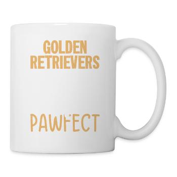 Golden Retrievers Make Life Pawfect Retriever Dog - Tasse - Weiß - Rechts