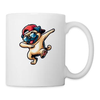 Danse Carlin Dabbing Pose Élégant - Mug blanc - blanc - Droite