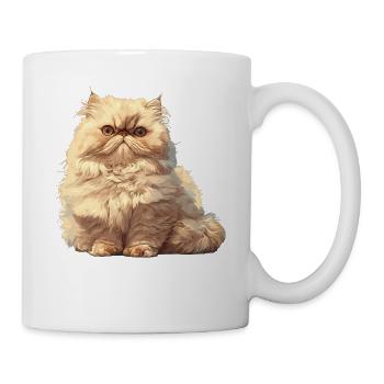 Persian Cat Perserkatze - Tasse - Weiß - Rechts