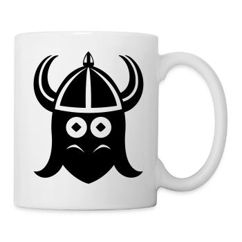 Wikingerhelm Krieger - Tasse - Weiß - Rechts
