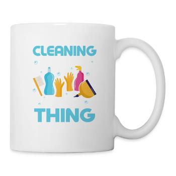 Cleaning Is Sort Of My Thing Housekeeping Cleaner - Mug - white - Right