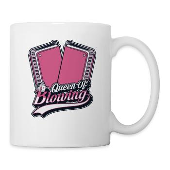 Reine du soufflage Harmonist Harmonist Harmonist Mouth Harp - Mug blanc - blanc - Droite