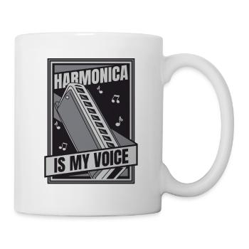 L’harmonica est ma voix Harmoniste Harmoniste - Mug blanc - blanc - Droite