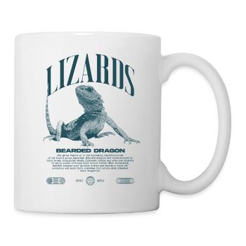 Bearded Dragon Streetwear Lizard Keeper - Mug - white - Right