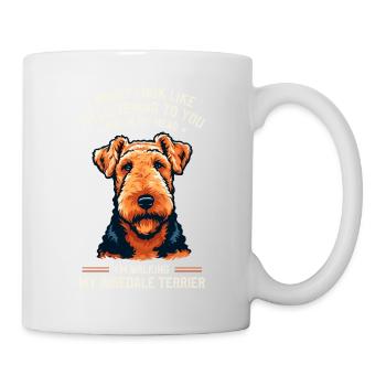 I Might Look Like I'm Listening To You Airedale - Mug - white - Right