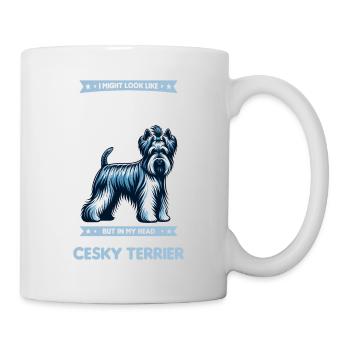 I Might Look Like I'm Listening To You Cesky - Mug - white - Right
