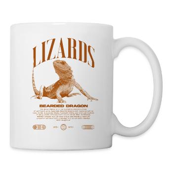 Bearded Dragon Streetwear Lizard Keeper - Mug - white - Right