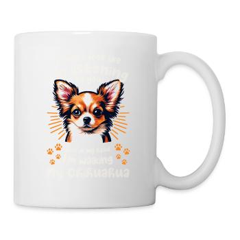 I Might Look Like I'm Listening To You Chihuahua - Mug - white - Right