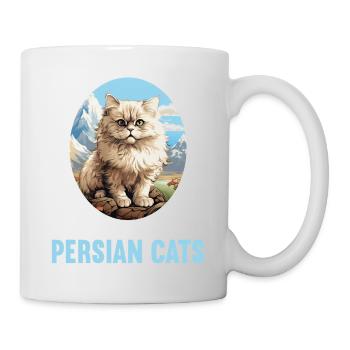 Persian Cat Perserkatze - Tasse - Weiß - Rechts