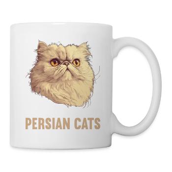 Persian Cat Perserkatze - Tasse - Weiß - Rechts