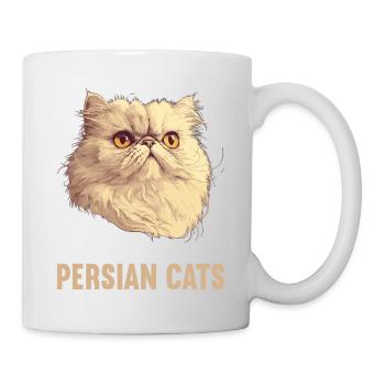 Persian Cat Perserkatze - Tasse - Weiß - Rechts