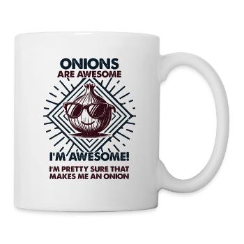 Onions Are Great - Mama Dad - Mug - white - Right