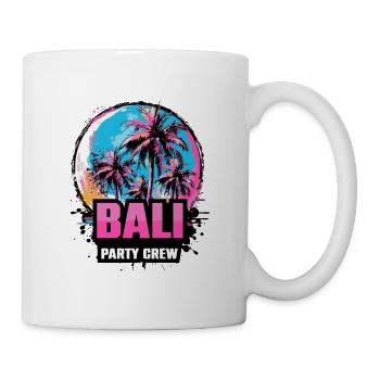 Bali Party Crew Urlaub Spruch - Tasse - Weiß - Rechts