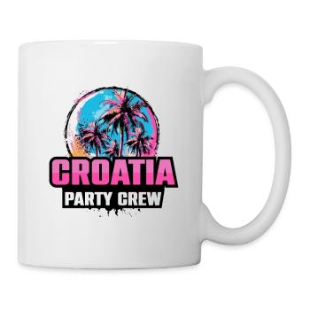 Croatia Party Crew Holiday Saying - Mug - white - Right