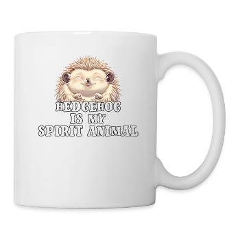 Le hérisson est mon animal spirituel - Mug blanc - blanc - Droite